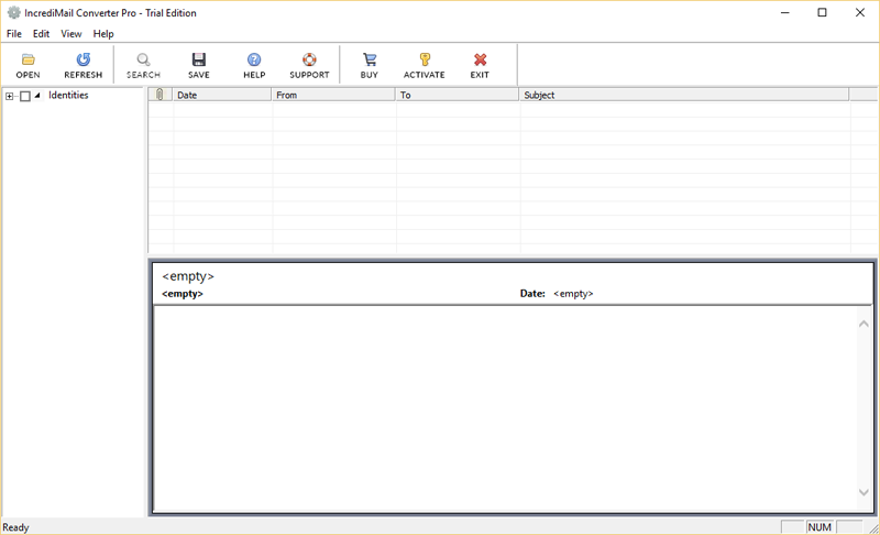 Import IncrediMail in Windows Mail screenshot